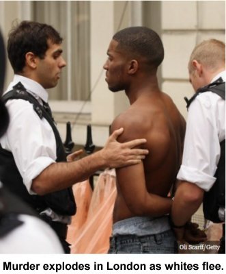 Black criminal arrested in London