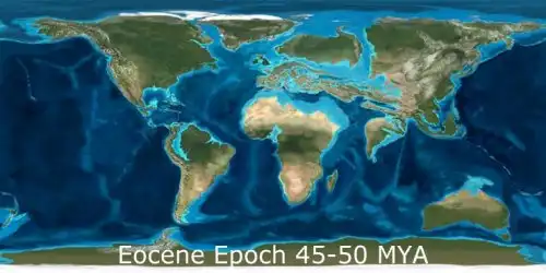 Eocene Epoch continents.