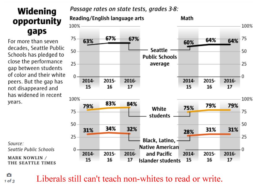 Seattle Schools racial failure.