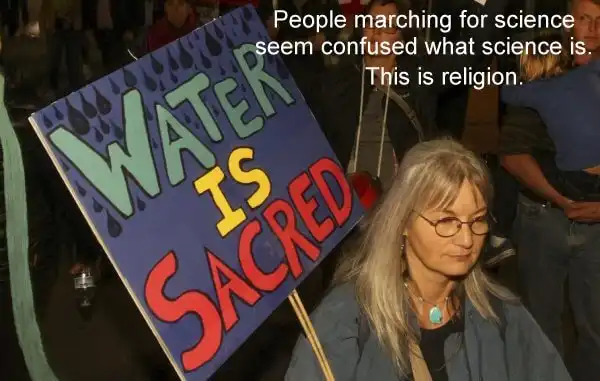 People confusing science with religion.